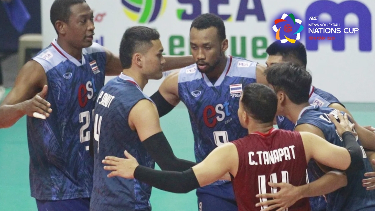 เปิดโปรแกรม AVC Nations Cup “วอลเลย์บอลชายไทย” ประเดิมบู๊ “บาห์เรน”