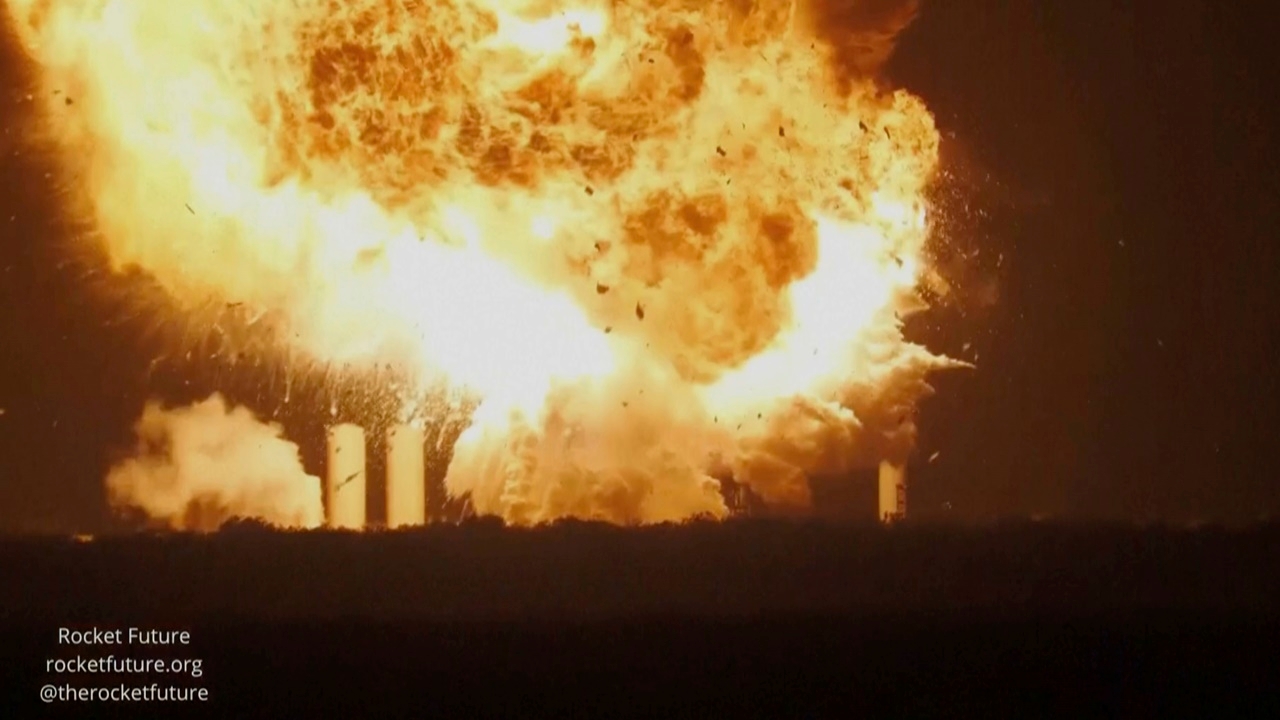 ยาน “สตาร์ชิป” ของสเปซเอ็กซ์ ระเบิดคาแท่นปล่อยขณะเตรียมทดสอบ