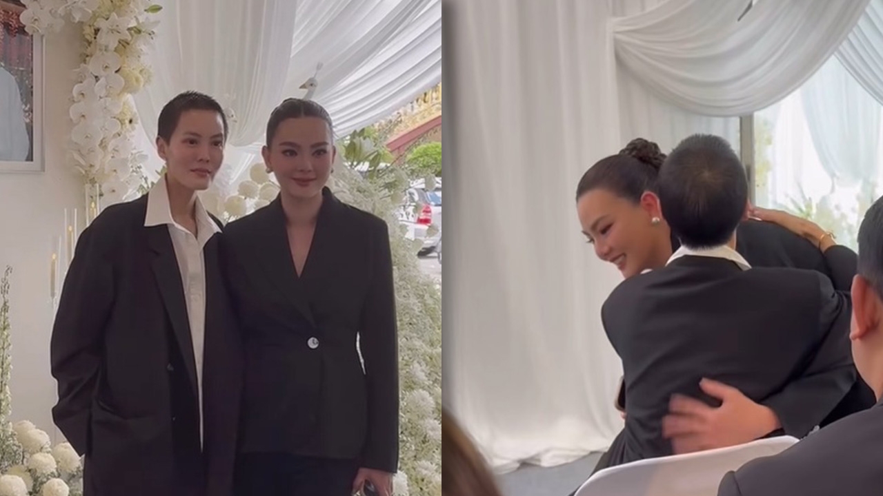 เปิดภาพอบอุ่น เจนี่ ร่วมอาลัยคุณพ่อดิว อริสรา พร้อมกอดส่งกำลังใจ