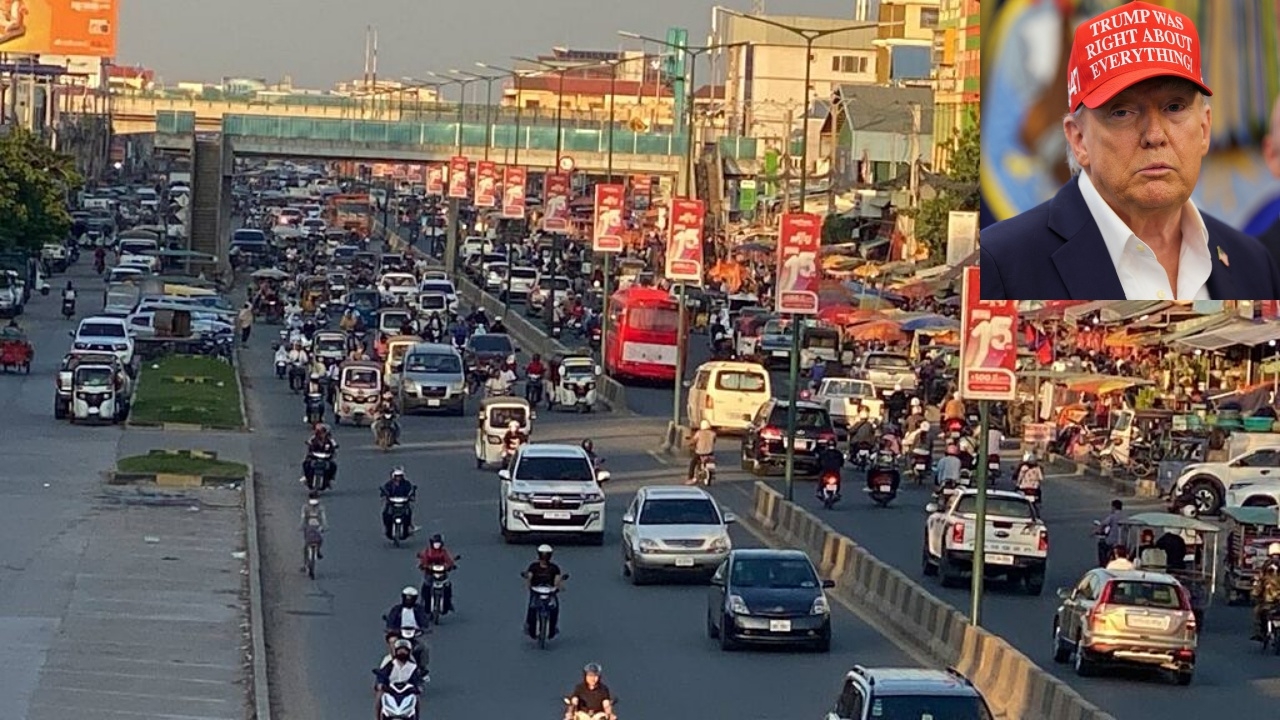 ชาวกัมพูชาหนุนเปลี่ยนชื่อทางหลวงหมายเลข 4 เป็น "ถนนโดนัลด์ ทรัมป์"