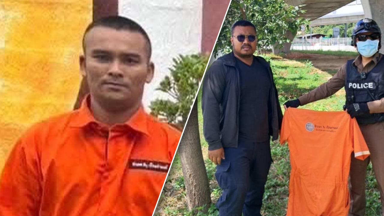 "นักโทษชาย" หลบหนีจากร้านอาหารกลางเมืองนนท์ ล่าสุดพบทิ้ง "ชุดนักโทษ" ใต้สะพาน