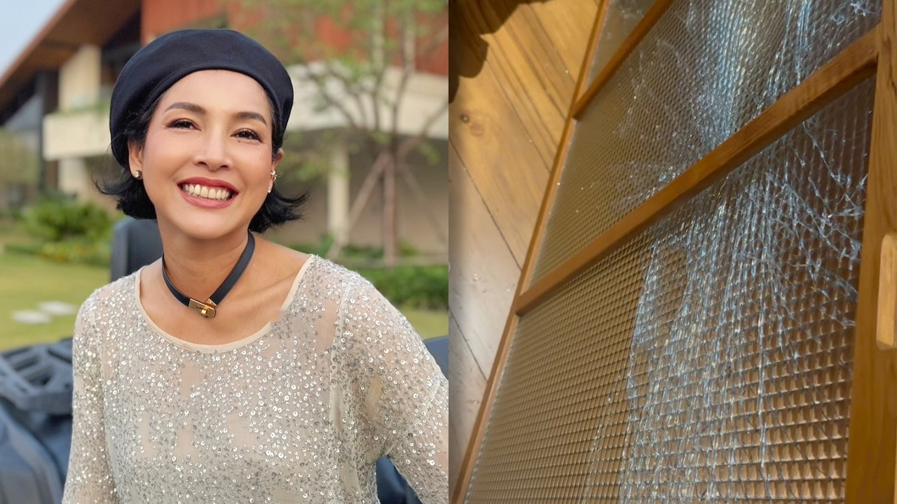 หน่อย บุษกร ใจหล่นวูบ!! ถูกประตูกระจกน้ำหนักเกือบ 20 กก. ตกใส่หัว หลังเพิ่งผ่าตัดตา