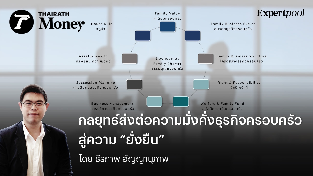 กลยุทธ์ส่งต่อความมั่งคั่งธุรกิจครอบครัว สู่ความ “ยั่งยืน”