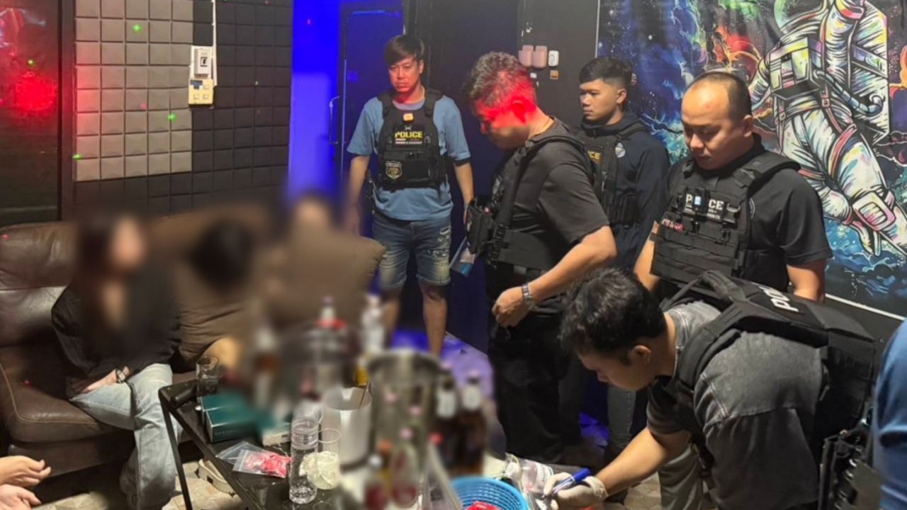 บุกทลายร้านคาราโอเกะกลางเมืองขอนแก่น จัดปาร์ตี้ยาเสพติด "น้ำยาสวรรค์"