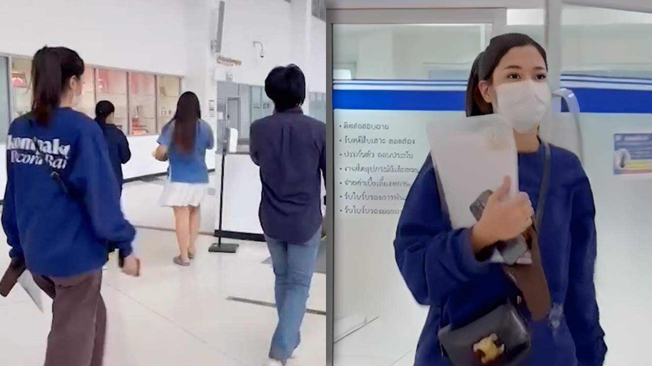 มาตามนัด มารี เบรินเนอร์ รายงานตัวกรมคุมประพฤติครั้งแรก บอส อัศม์กรณ์ มาให้กำลังใจ