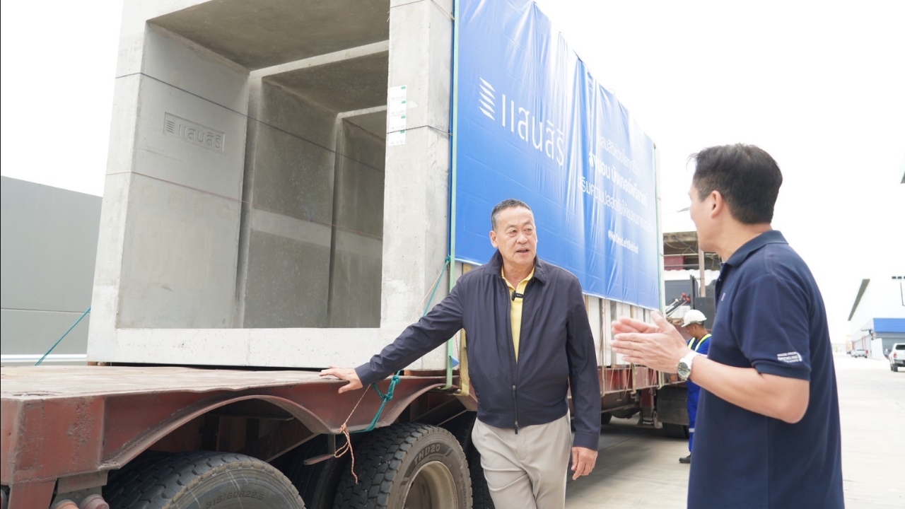 "เศรษฐา" มอบ "บังเกอร์อุ่นใจ" ให้ประชาชนแนวชายแดนไทย-กัมพูชา 