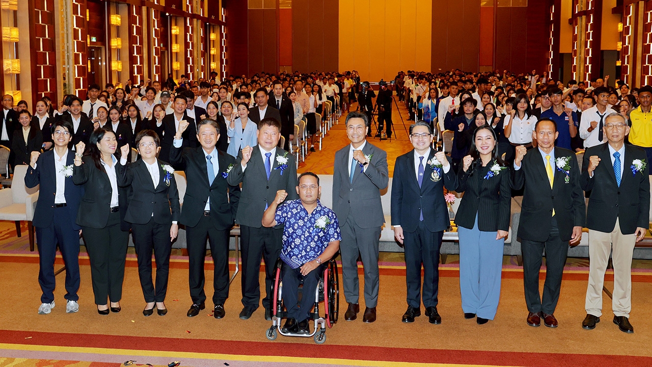 "กกท. และกองทุนพัฒนาการกีฬาแห่งชาติ ทำสัญญาการรับทุนการศึกษานักกีฬาและบุคคลากร ปี 2568