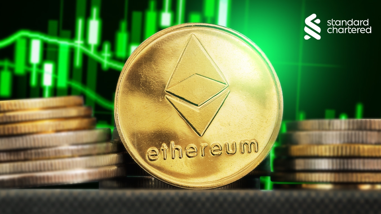 Standard Chartered ปรับเป้า Ethereum สิ้นปีลุ้นแตะ 7,500 ดอลลาร์ รับแรงหนุน Stablecoin โต 
