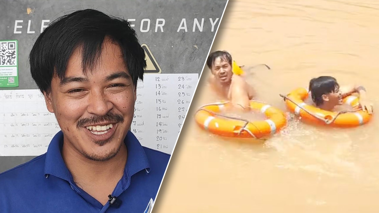 เปิดใจ "หนุ่มฮีโร่" เล่านาทีไม่ลังเล รีบหยิบเสื้อชูชีพ กระโดดน้ำช่วยชีวิตสาวท้อง