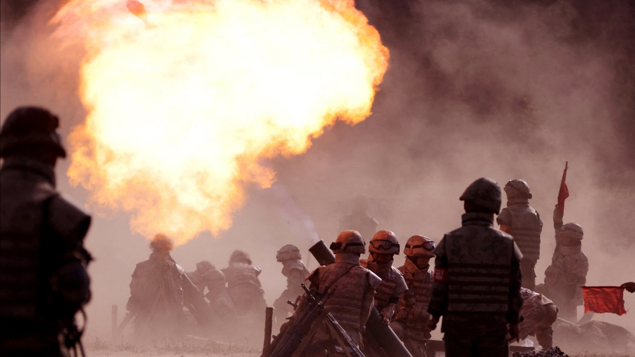 เกาหลีเหนือซ้อมยิงปืนใหญ่ ขู่ตอบโต้ ก่อนซ้อมรบร่วมเกาหลีใต้-สหรัฐฯ