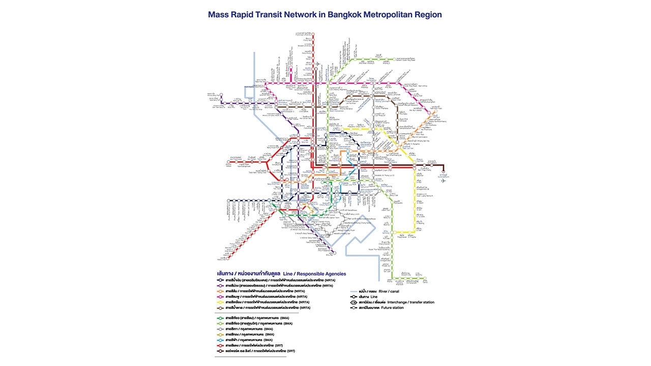 รฟม. เปิดแผนเร่งประมูล 4 โครงการรถไฟฟ้าสายใหม่ มูลค่ารวมกว่า 1.28 แสนล้านบาท