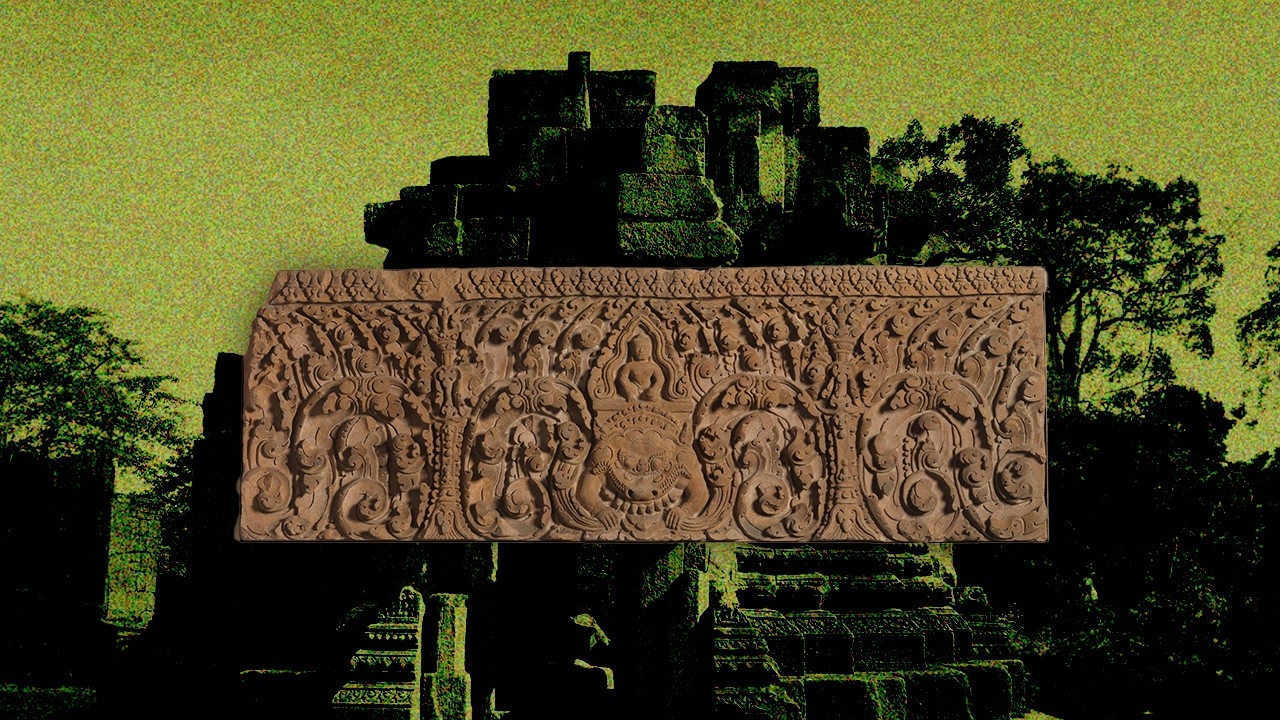 ปริศนา “ทับหลังปราสาทตาเมือนธม” มือมืดถูกขโมยขายอเมริกา ก่อนยุคเขมรแดง