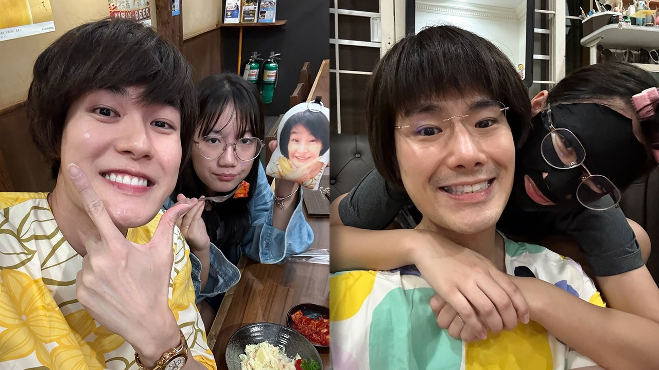 หน่อง-ภัทร์ มาแล้ว แปลงโฉมเป็น คุณแม่งามทิพย์ ถ่ายรูปกับ น้องวันใหม่ ในวันแม่