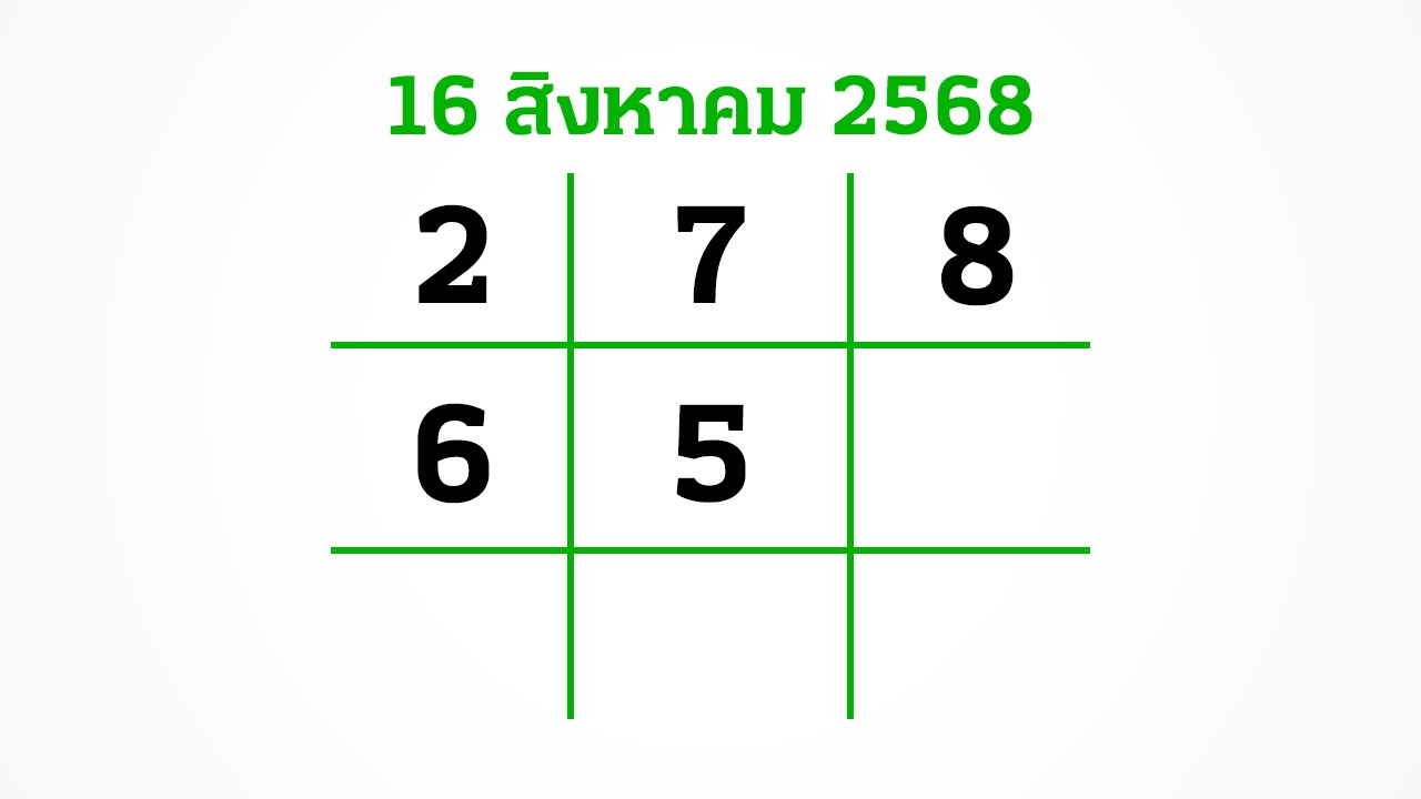 อีก 3 วันหวยออก งวดนี้สลากไม่สัญจร อย่าลืมส่อง "เลขเด็ดงวดนี้" 16/8/68