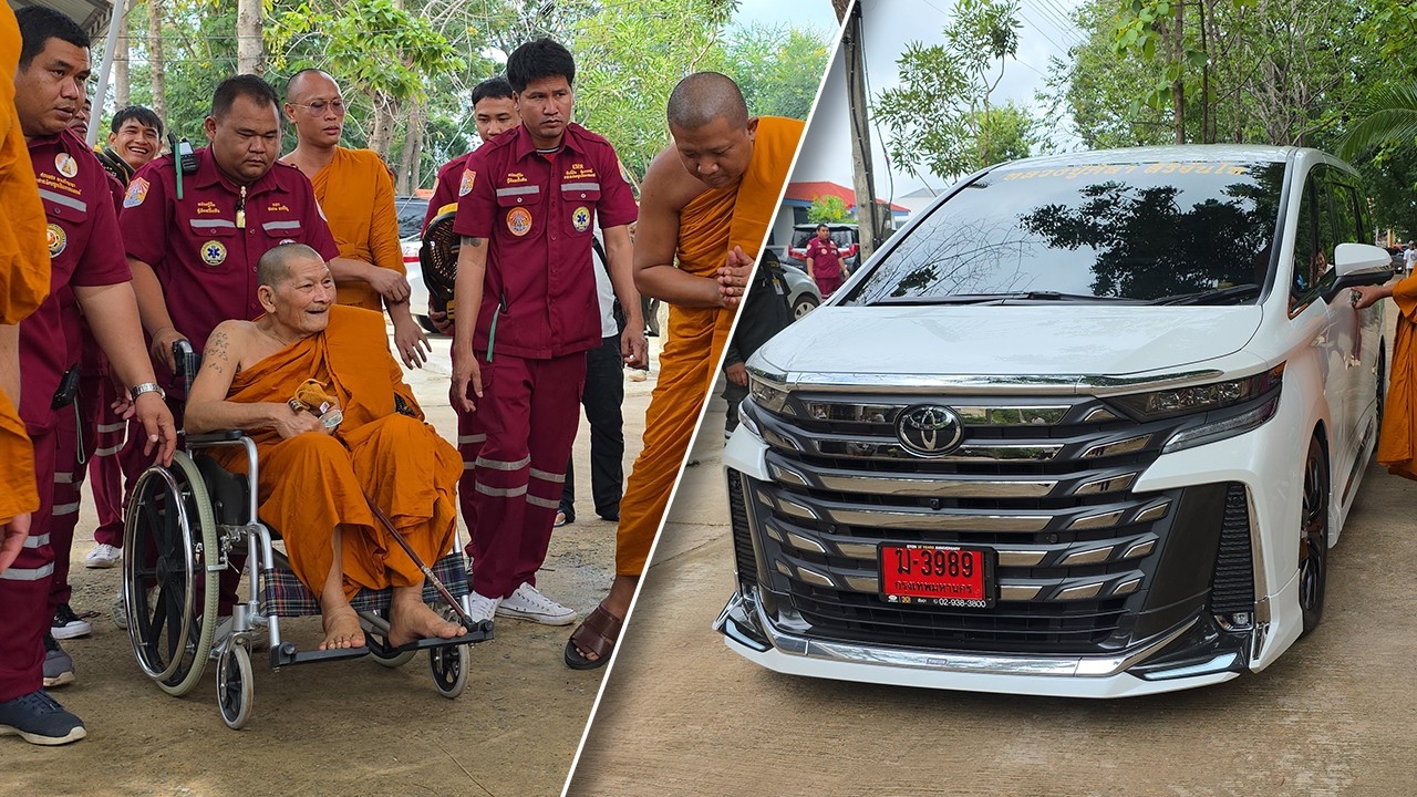 คอหวยแห่ส่องเลขเด็ดทะเบียนรถตู้ป้ายแดง "หลวงปู่ศิลา" เชื่อให้โชคปังงวด 16/8/68