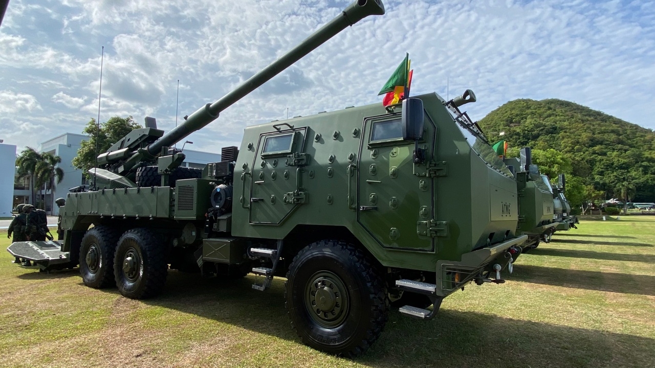 "กองทัพเรือ" รับมอบ "ปืนใหญ่" ขนาด 155 มิลลิเมตร มีระยะยิงไกลกว่า 40 กม.