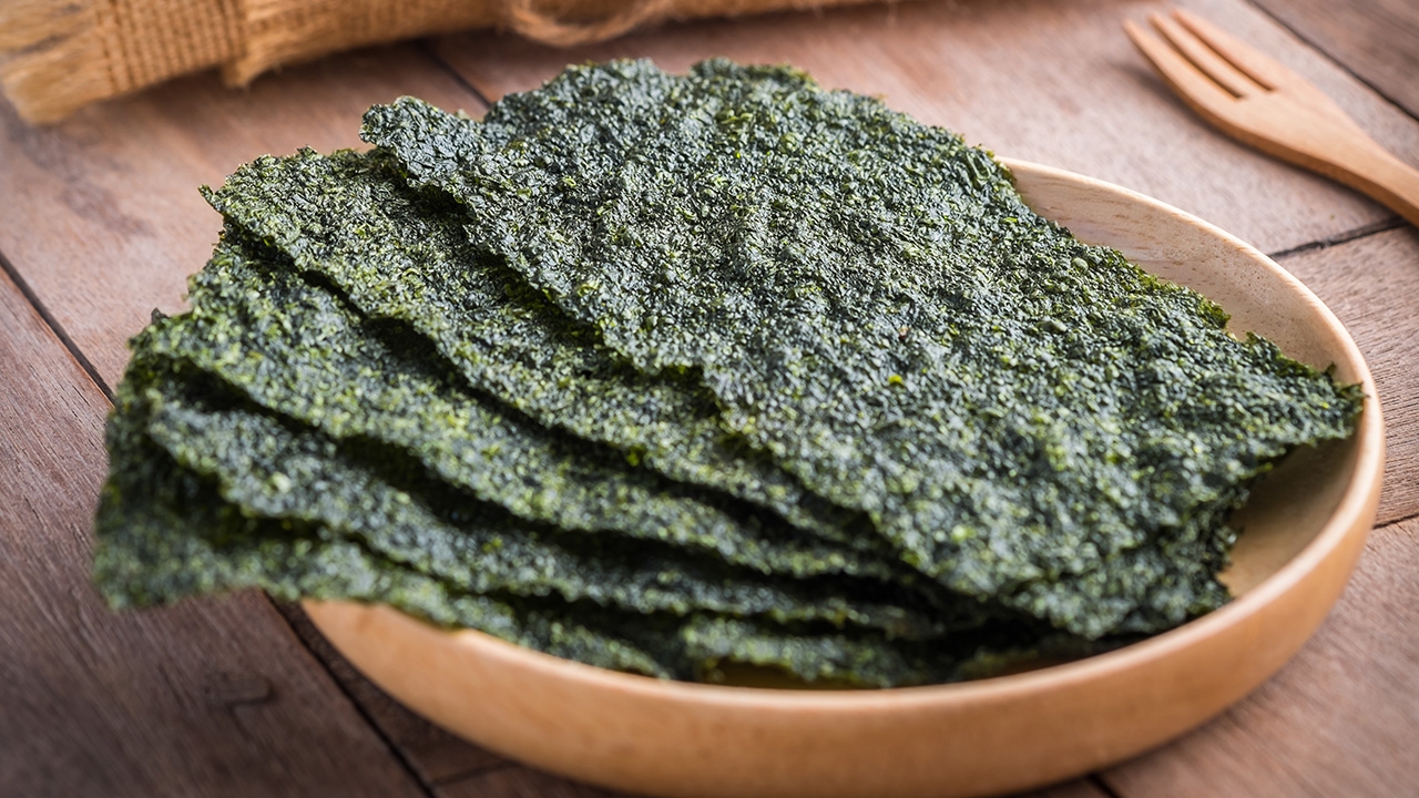 สาหร่ายทะเลปรุงรสกับเชื้อก่อโรค