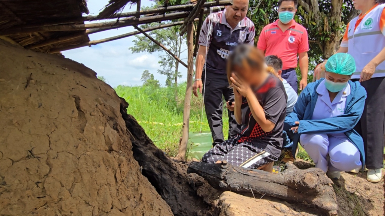 คุมตัวทำแผน แม่ฆ่าลูกแล้วนำไปเผาทิ้ง สำนึกผิดขอขมาดวงวิญญาณทั้งน้ำตา