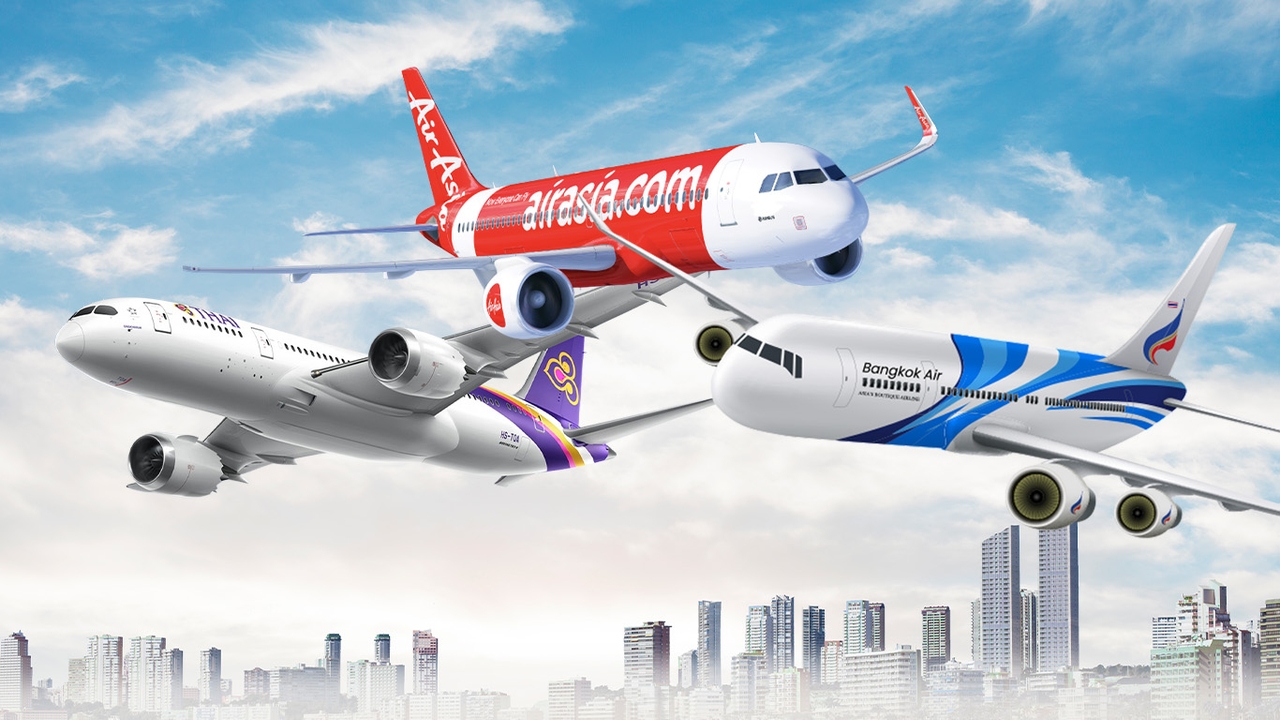 เทียบ 3 หุ้นสายการบิน โตแค่ไหน เมื่อท่องเที่ยวไทยไม่ฟื้น