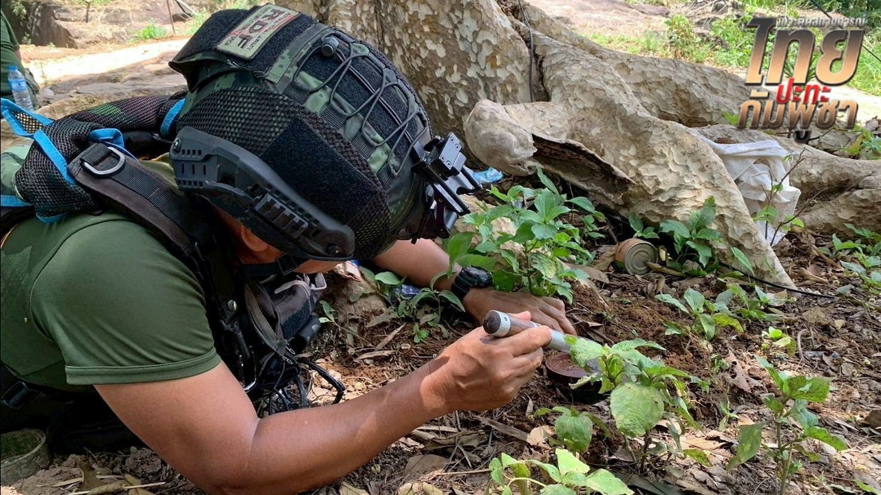 คณะผู้สังเกตการณ์ชั่วคราว 8 ชาติ ลงพื้นที่ดูข้อเท็จจริงกัมพูชาละเมิดข้อตกลง ขวางเก็บกู้ทุ่นระเบิด