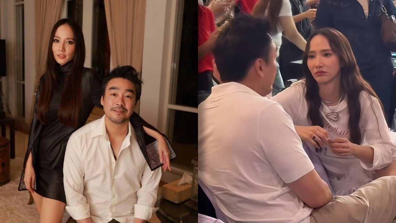 ภาพล่าสุด อั้ม พัชราภา-ไฮโซพก ในงานเปิดตลาดอั้ม ทำแฟนๆ แอบลุ้นคืนดี (คลิป)