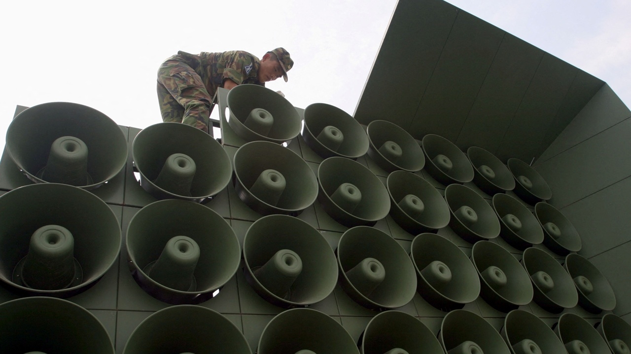 เกาหลีเหนือเริ่มถอดเครื่องขยายเสียงบางส่วนแล้ว ตามรอยเกาหลีใต้