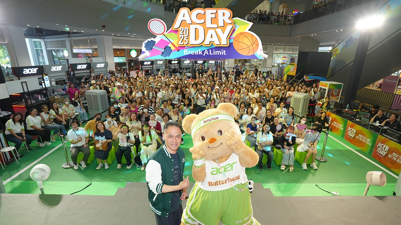 เอเซอร์ปิดฉาก "Acer Day 2025" ยิ่งใหญ่ ตอกย้ำแบรนด์ไอทีเข้าใจคนรุ่นใหม่ ภายใต้ธีม #BreakALimit