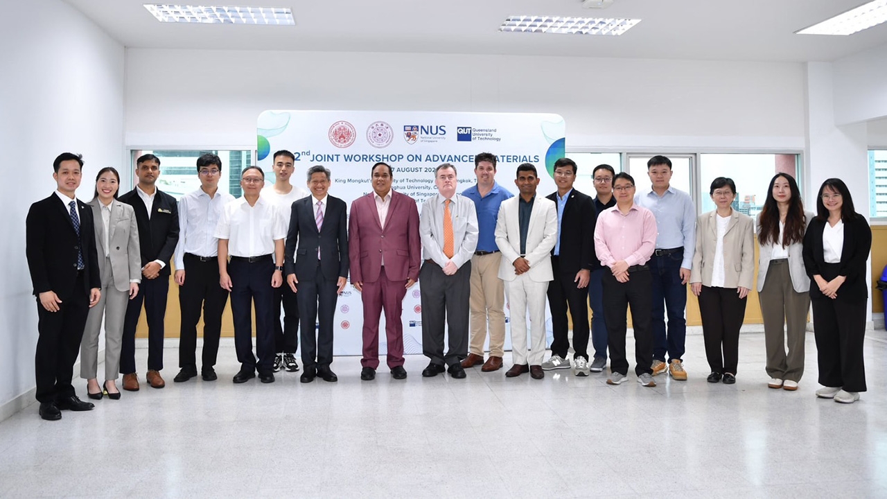 มจพ. สนับสนุนจากสำนักงานปลัด อว. สร้างเครือข่ายวิจัย 2nd Joint Workshop on Advanced Materials