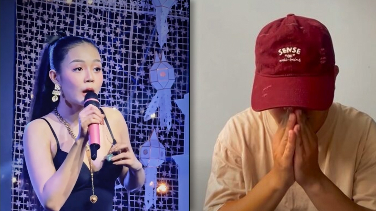 มือปามะม่วงขึ้นเวทียกมือไหว้ขอโทษ ลำไย ไหทองคำ เผยสาเหตุที่ทำ ไม่ได้มีเจตนา