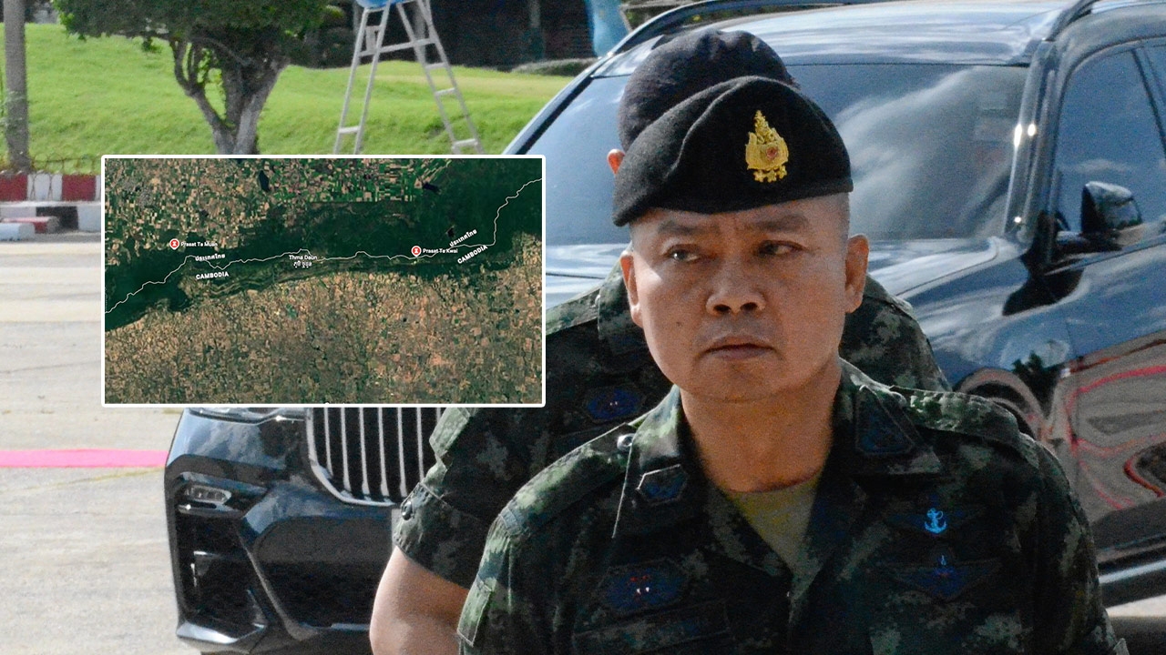 ด่วน ทหารเหยียบกับระเบิดขาขาด "แม่ทัพภาคที่ 2" สั่งปิด 4 ด่าน ยกระดับตอบโต้เขมร