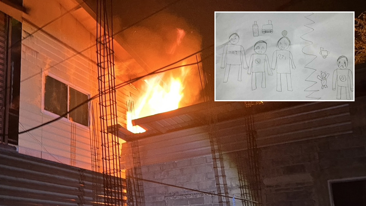 เพลิงไหม้บ้านกลางดึก ไฟคลอกดับสลดยกครัว พ่อแม่ลูก 4 ศพ