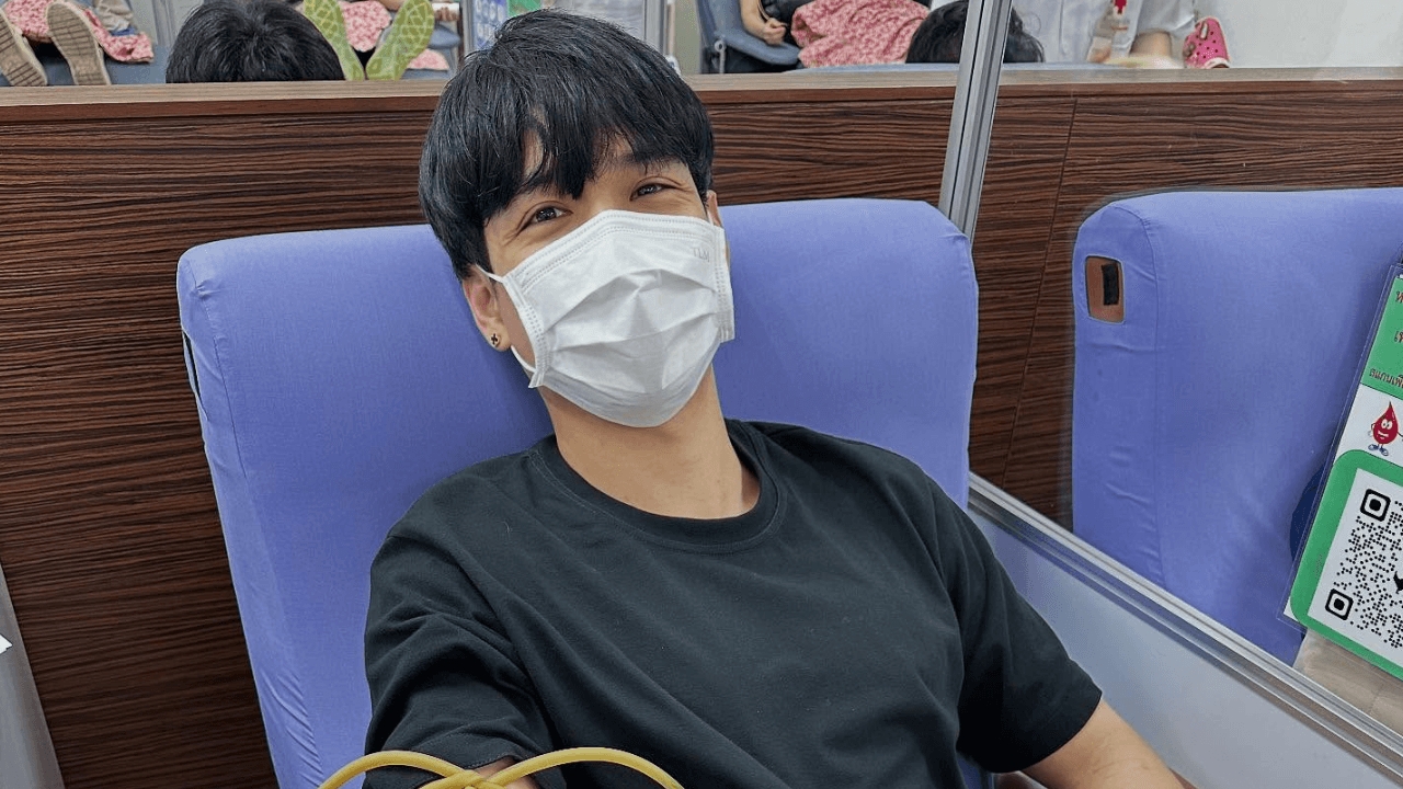 นิกกี้ ณฉัตร ไปบริจาคเลือดจากคนเคยกลัวแต่วันนี้สู้ พร้อมแคปชั่นโดนใจชาวเน็ต