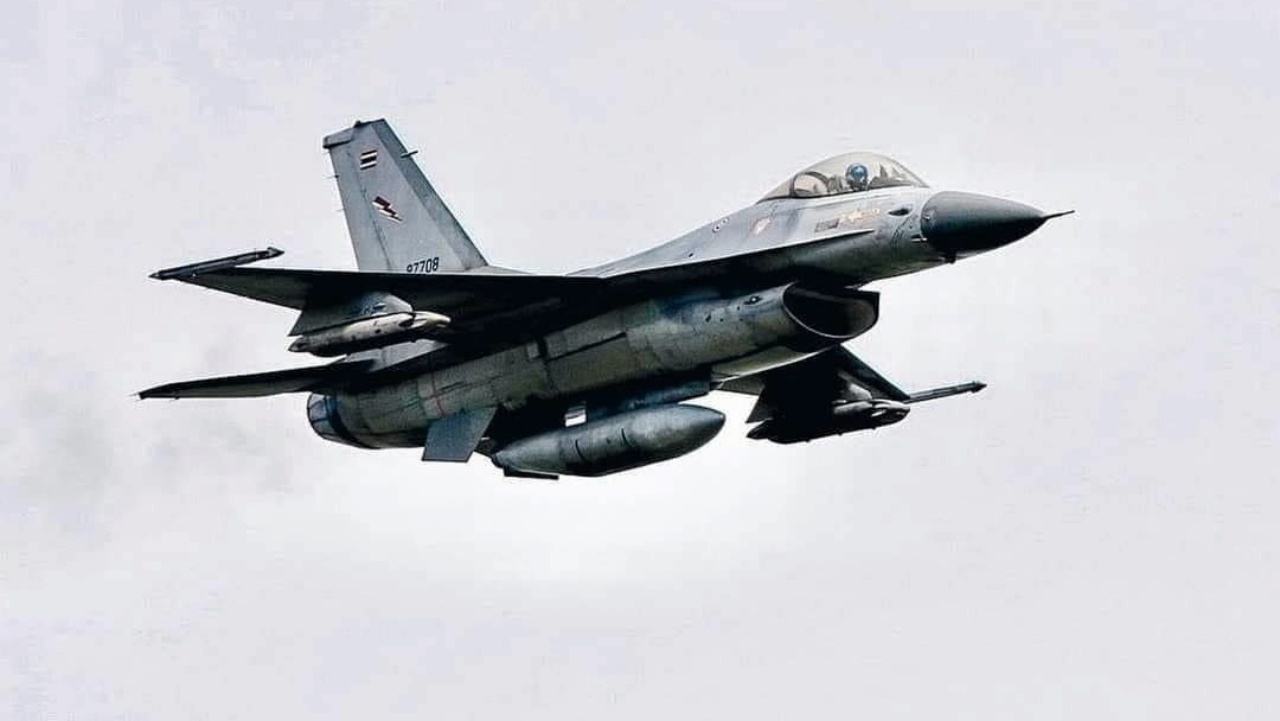 F-16 ปฏิบัติการ 20 นาที ทิ้งบอมบ์ 2 ลูกใส่กองบัญชาการเขมร ก่อนบินกลับฐาน