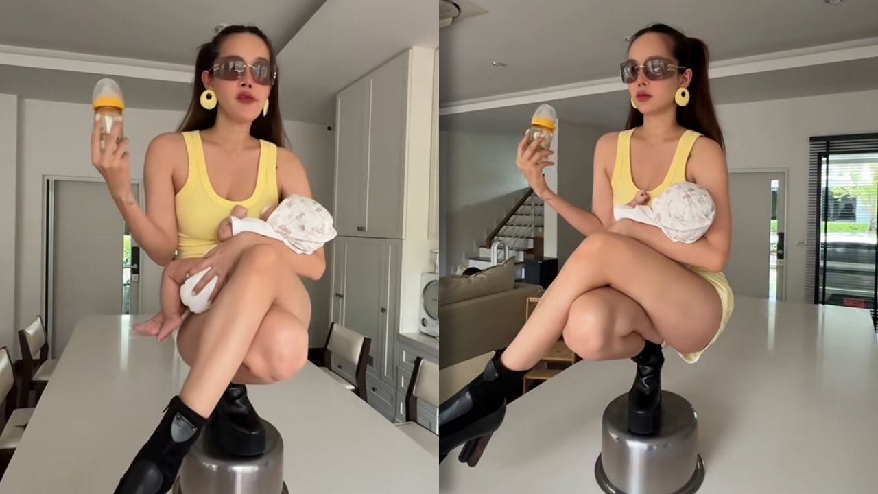 ปุ้มปุ้ย พรรณทิพา สุดจึ้ง!! ทำชาเลนจ์อุ้มลูกนั่งบนหม้อ คนตะลึง เลียนแบบตามไม่ได้