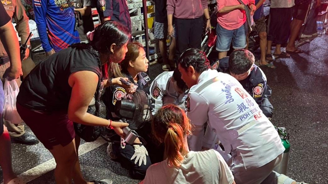 นักเรียนหญิง ป่วยโรคหัวใจ หมดสติหลังเล่นเครื่องเล่นไวกิ้ง จนท. CPR ช่วยชีวิต