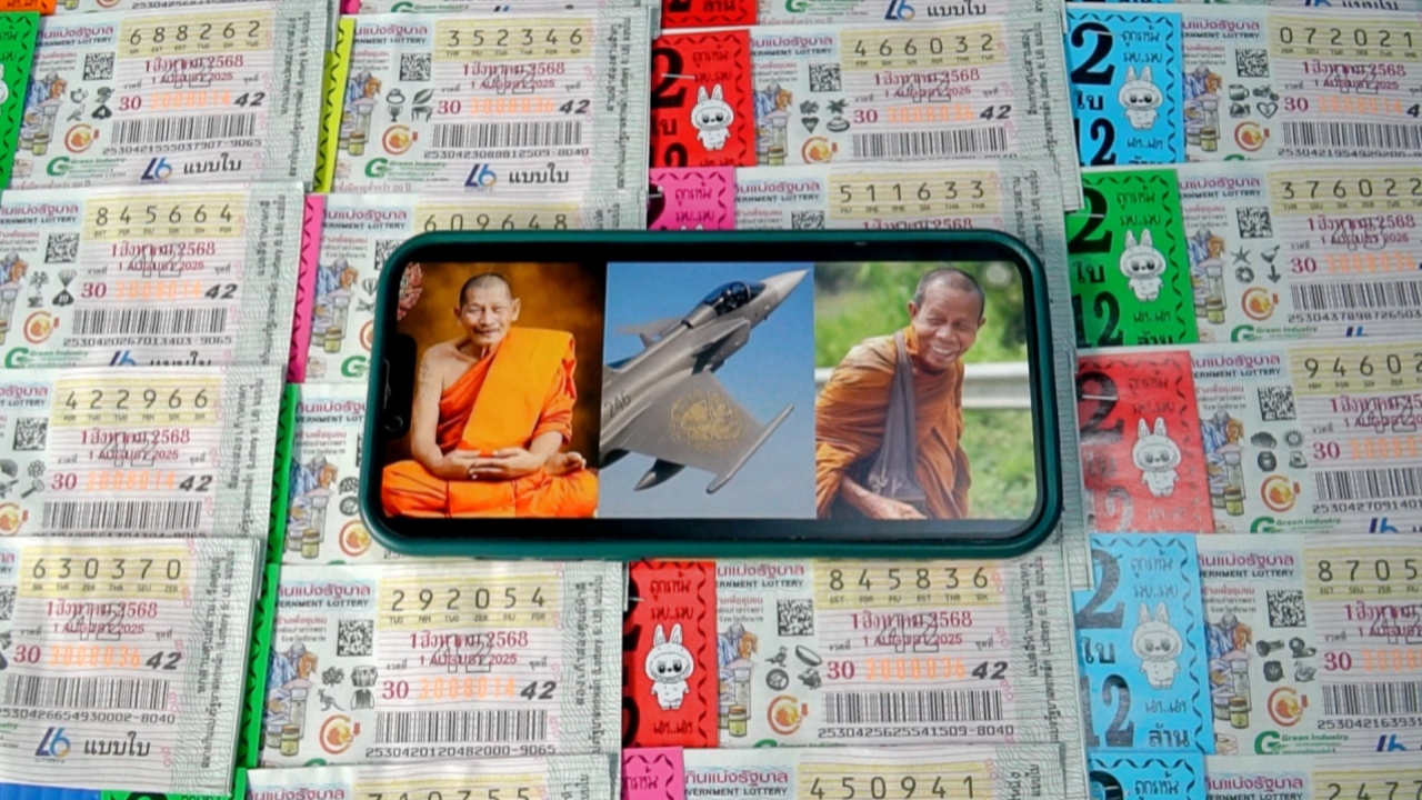 แม่ค้าหวยชัยนาท มัดรวมเลขเด็ดขายดี "เครื่องบินขับไล่-หลวงปู่ศิลา" เกลี้ยงแผง