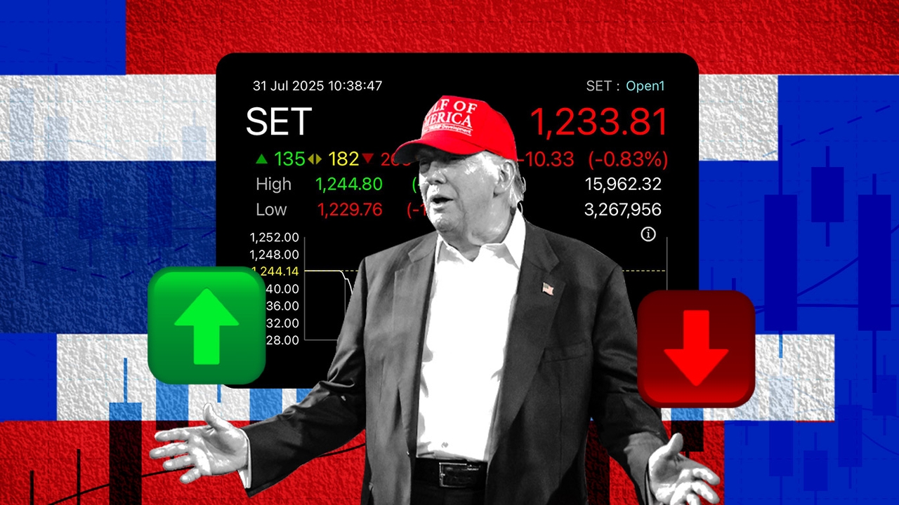 หุ้นไทย รอดหรือร่วง ลุ้นคำตอบดีล “ภาษีทรัมป์” โค้งสุดท้ายก่อนเส้นตาย 1 ส.ค.นี้ หวังอัตราภาษีฯ 20%