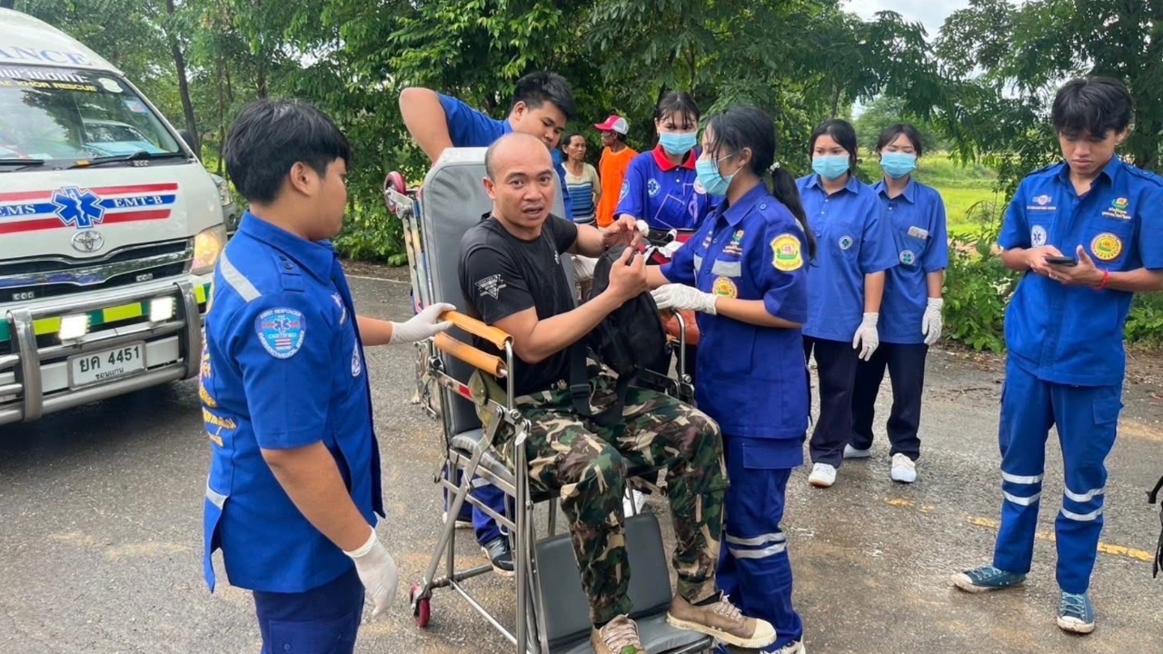 เจ้าหน้าที่พิทักษ์ป่า อุทยานฯ ภูเวียง ถูกปืนผูกนายพรานยิงขณะลาดตระเวน