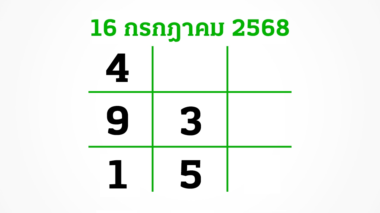 อีก 3 วันหวยออก งวดนี้สลากไม่สัญจร อย่าลืมส่อง "เลขเด็ดงวดนี้" 16/7/68