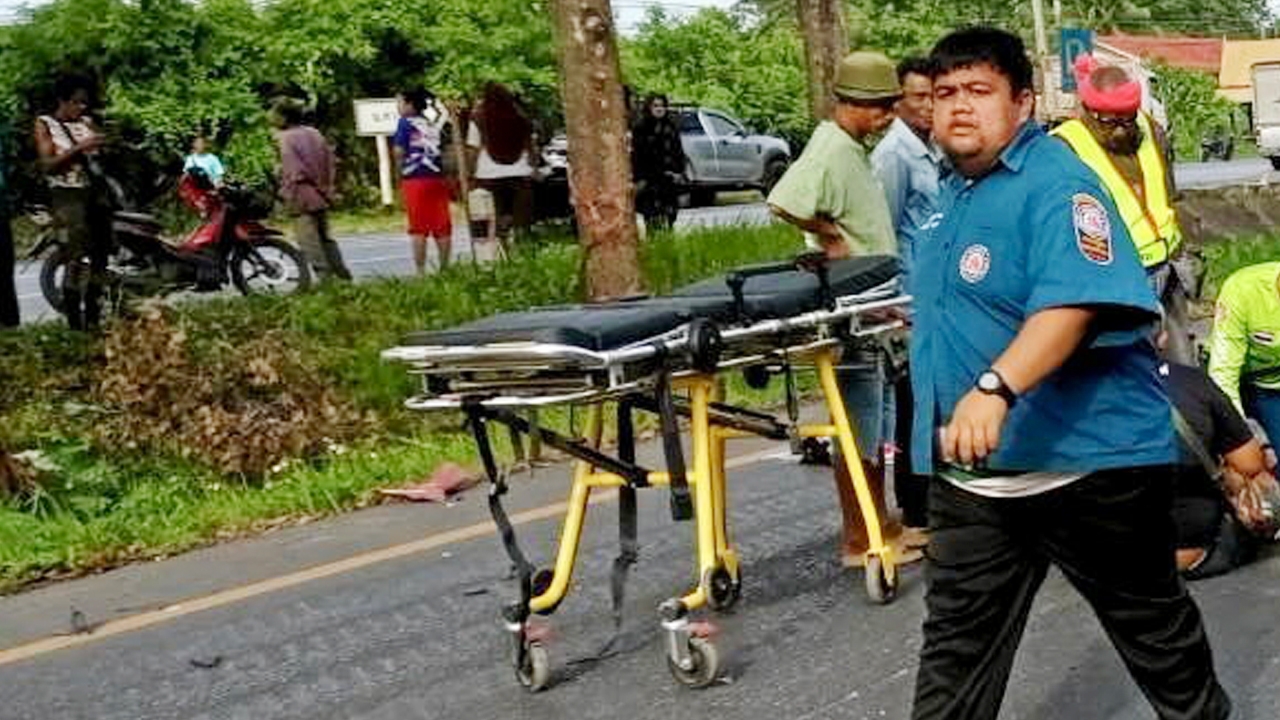 ทนายความสาวขับเบนซ์ ขยี้จักรยานยนต์แม่ลูก ดับสลด 3 โคม่า 1