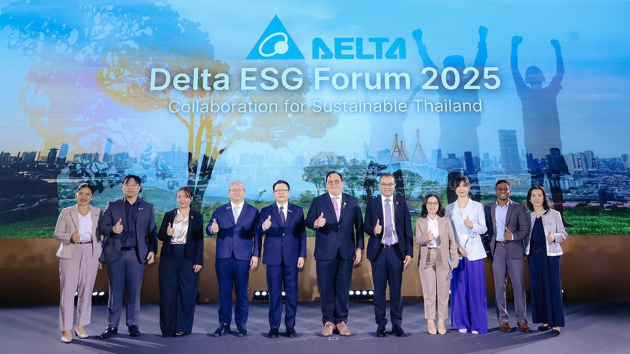 เดลต้า ประเทศไทย เปิดเวที Delta ESG Forum 2025 รวมพลังรัฐ-เอกชน ดันไทยสู่สังคมคาร์บอนต่ำ-ยั่งยืน