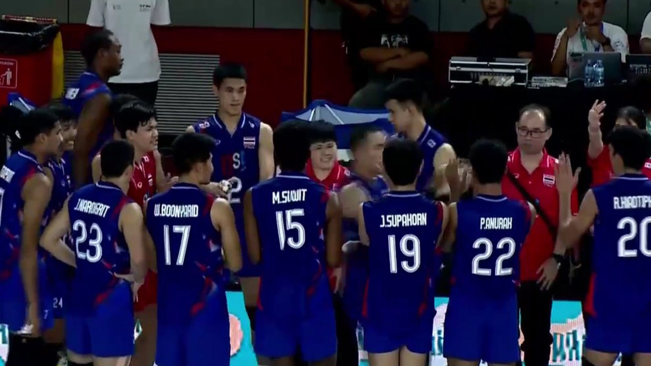 ผลวอลเลย์บอลชายไทย นำก่อนพ่าย "อินโดนีเซีย" ชวดแชมป์ซีวีลีก 2025 สนาม 2