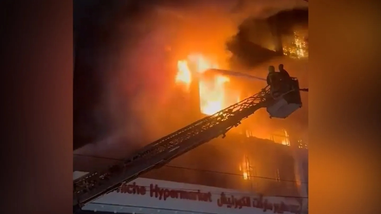 ไฟไหม้ไฮเปอร์มาร์เก็ตอิรัก เสียชีวิตแล้ว 61 ศพ