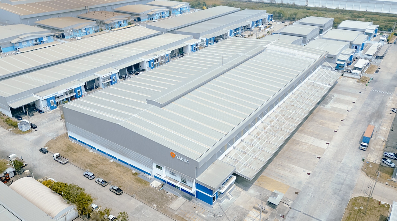 โรงงาน Yadea Thailand ตั้งอยู่ที่อำเภอบางเสาธง จังหวัดสมุทรปราการ
