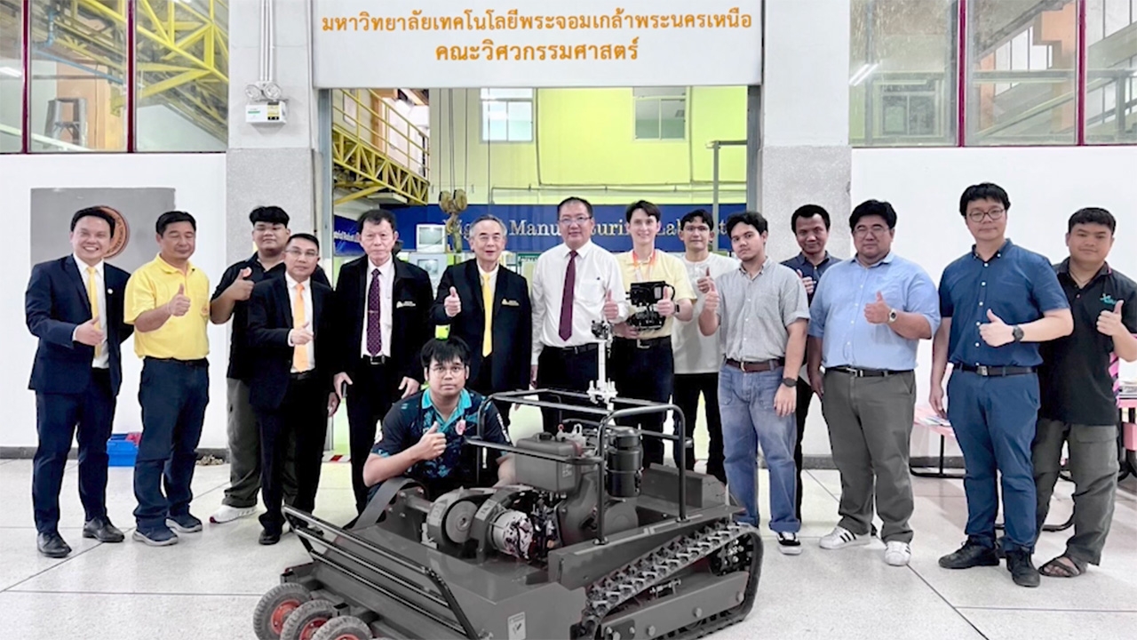 iRAP Robot จาก มจพ. นำนวัตกรรมหุ่นยนต์ไทยสู่การใช้งานจริงภาคสนาม สร้างความปลอดภัยให้กับทหารไทย