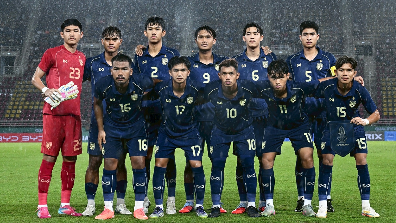 ไทยนำจ่าฝูง! ตารางคะแนน AFC U23 Asian Cup 2026 | รอบคัดเลือก กลุ่ม F หลังจบนัดที่สอง