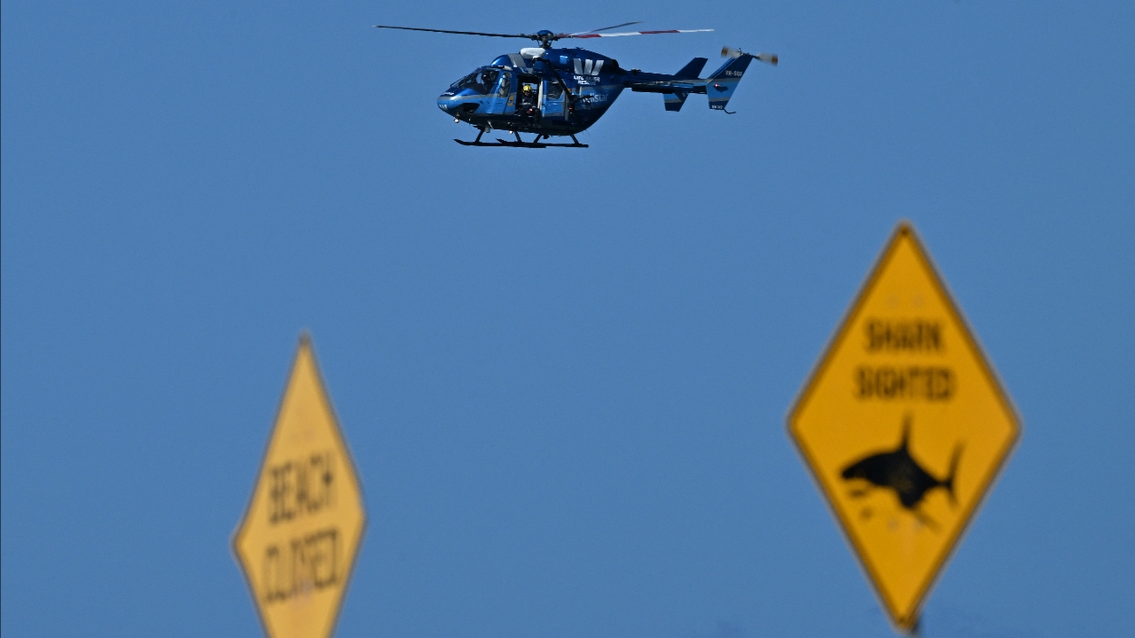 ซิดนีย์ปิดชายหาดดัง ใช้โดรน-เฮลิคอปเตอร์ล่าตัวฉลามขาวโจมตีนักเซิร์ฟ