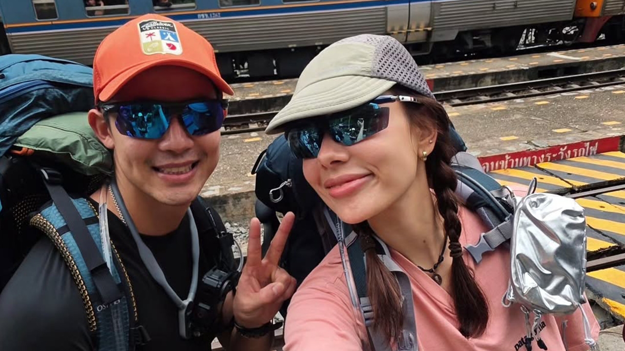คู่รักสายตะลุย แซมมี่-แชมป์ แบกเป้ขึ้นรถไฟเที่ยว “ขุนตาล” พร้อมแคปชัน “ชินยัง ก็อาจจะยังนะ”