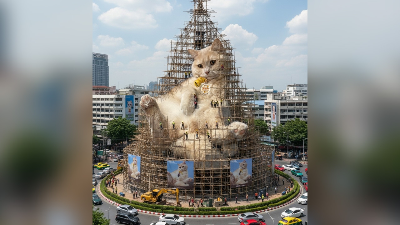 แจกวิธีทำ Gemini สร้างรูปมาอีกแล้ว บิวด์ตัวเองเป็นอนุสาวรีย์กลางเมืองไปเลย