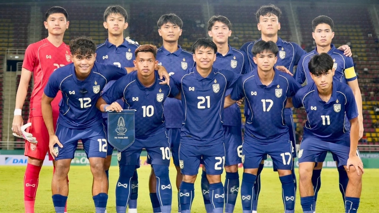 สรุปตารางคะแนน ทีมชาติไทย U-23 หลังถล่มมองโกเลีย ศึกคัดเอเชียนคัพ 2026